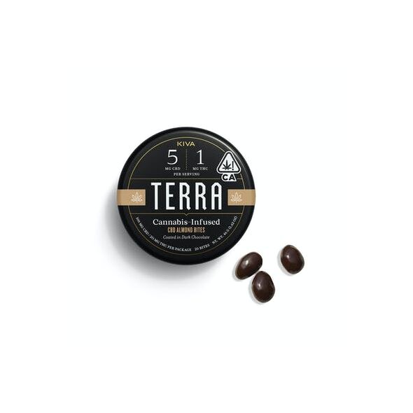 Terra Almond 5:1 CBD Bites - 100mg CBD/THC 20mg