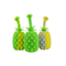 7" Silicone Bong Pineapple Design with 14mm Male Bowl